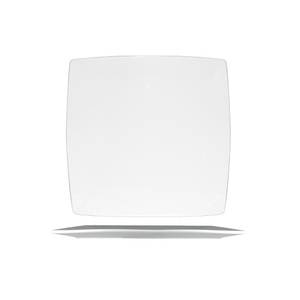 International Tableware, Inc PL-12 Chef's Palette Bright White 12-1/2"x12-1/2" Porcelain Plate