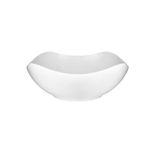 International Tableware, Inc QP-24 Quad European White 24 oz Porcelain Square Bowl