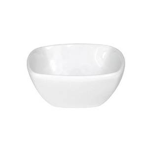 International Tableware, Inc QP-30 Quad European White 2 oz Porcelain Sauce Dish