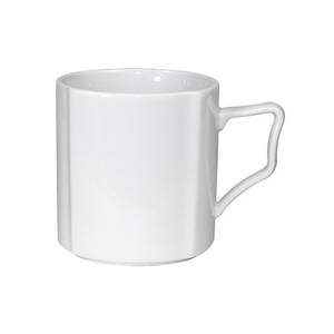 International Tableware, Inc RA-38 Rhapsody Bright White 10 oz Porcelain Mug