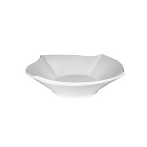International Tableware, Inc RA-25 Rhapsody Bright White 23 oz Porcelain Free Form Bowl