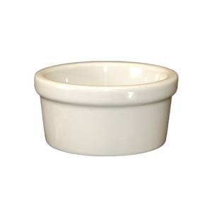 International Tableware, Inc RAM-35-AW American White 3-1/2 oz Stoneware-Ceramic Ramekin