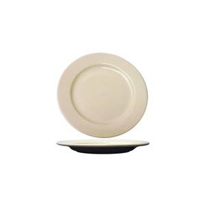 International Tableware, Inc RO-20 Roma American White 11" Diameter Ceramic Plate - 1 Dz