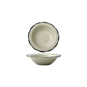 International Tableware, Inc SY-10 Sydney American White 8 oz Ceramic Grapefruit Bowl