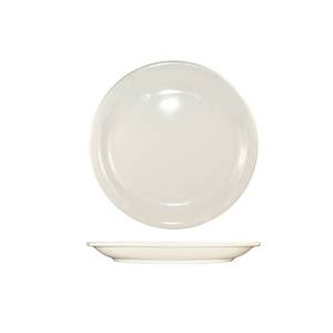 International Tableware, Inc VA-22 Valencia American White 8-1/8" Diameter Ceramic Plate