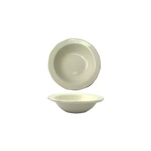 International Tableware, Inc VI-10 Victoria American White 8 oz Ceramic Grapefruit Bowl