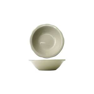 International Tableware, Inc VI-11 Victoria American White 6oz Ceramic Fruit Bowl