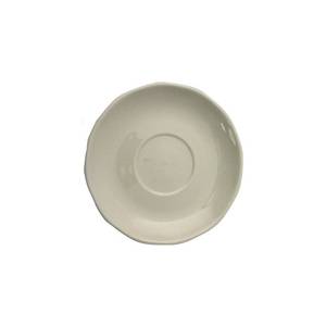 International Tableware, Inc VI-36 Victoria American White 4-7/8" Diameter Ceramic Saucer