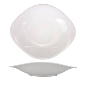 International Tableware, Inc VL-108 Vale White 16 oz Porcelain Soup/Salad Bowl