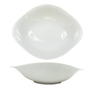 International Tableware, Inc VL-118 Vale White 28 oz Porcelain Soup/Salad Bowl