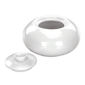 International Tableware, Inc VL-61 Vale White 8 oz Porcelain Sugar Bowl