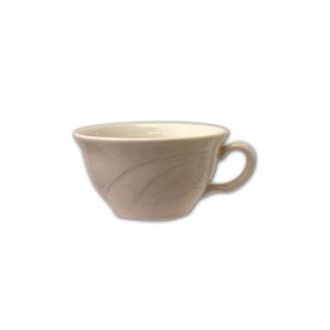 International Tableware, Inc Y-23 York American White 7 oz Diameter Ceramic Low Tea Cup - 1 Dz
