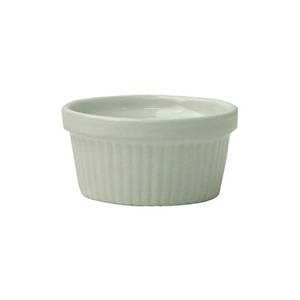 International Tableware, Inc RAMF-2-EW European White 2 oz Porcelain Fluted Ramekin