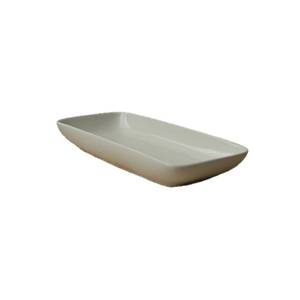 International Tableware, Inc RET-9-AW Roma American White 9-1/4" x 4-1/4" Ceramic Relish Tray