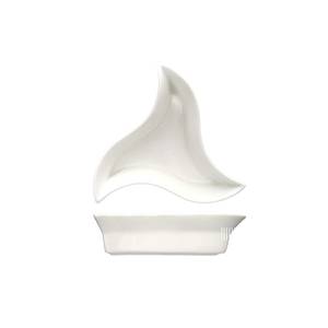 International Tableware, Inc AS-12 Aspekt Bright White 6 oz Porcelain Appetizer Dish