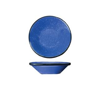 International Tableware, Inc CF-10 Campfire Speckle Ocean Blue 13 oz Ceramic Grapefruit Bowl