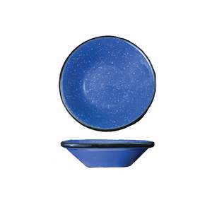 International Tableware, Inc CF-11 Campfire Speckle Ocean Blue 4-1/2 oz Ceramic Fruit Bowl