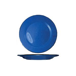 International Tableware, Inc CF-16 Campfire Speckle Ocean Blue 10-1/2" Diameter Ceramic Plate