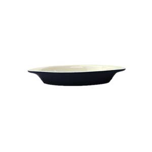International Tableware, Inc WRO-8-EW-B European White/Black 8 oz Stoneware Welsh Rarebit