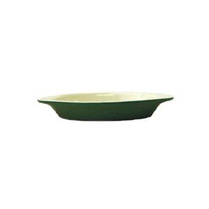 International Tableware, Inc WRO-8-EW-G European White/Green 8 oz Stoneware Welsh Rarebit