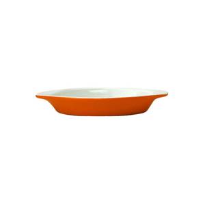 International Tableware, Inc WRO-8-EW-O European White/Orange 8 oz Stoneware Welsh Rarebit