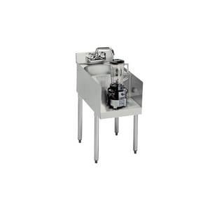 Krowne Metal 18-12BD Standard 1800 Series 12"W Underbar Blender/Dump Sink Station