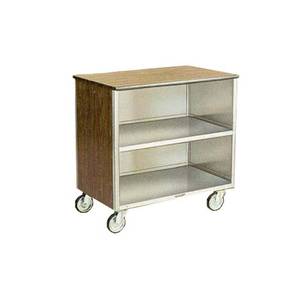 Lakeside 646 22"x36"x36-5/8" Stainless Steel Enclosed Bussing Cart