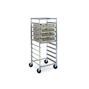 Lakeside 198 Stainless Steel Glass & Cup Rack Transport Cart