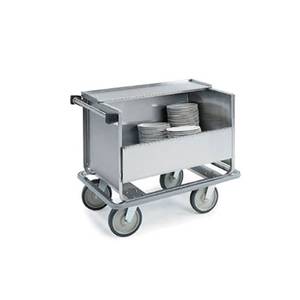 Lakeside 705 32"x21"x31-1/2" Stainless Steel Store N Carry Dish Truck