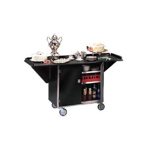 Lakeside 675 24"x44-5/16"x38-5/16" Laminated Beverage Service Cart