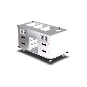 Lakeside 6750 62"Wx32"D Serve All Mobile Food Station