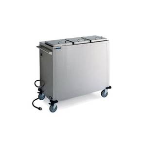 Lakeside 7512 10-1/4" Dia. Mobile Convection Heated Plate Dispenser