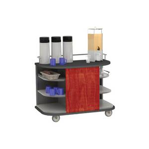 Lakeside 8715 47"Wx26"Dx38"H Stainless Steel Hydration Cart