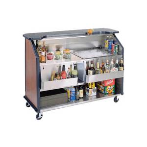 Lakeside 887 63-1/2" Portable Bar with Single Ice Bin