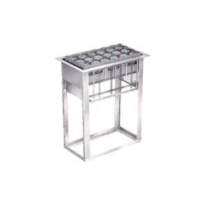 Lakeside 973 Open Frame Stainless Steel Tray & Glass Rack Dispenser