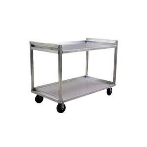 Lakeside PB2237 37-1/2"Wx22"Dx41-3/4"H 2-Tier Aluminum Utility Cart