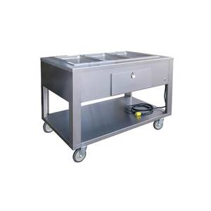 Lakeside PBST4W 4 Well Electric Extreme Duty Electric Steam Table - 120v