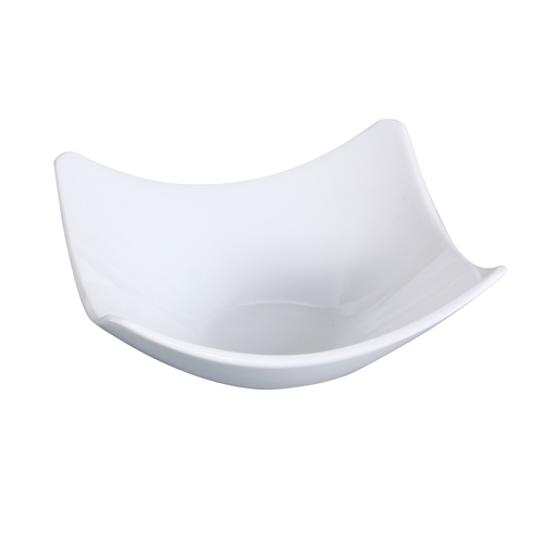 Yanco China LK-303 Lion King Bone White China 3 oz. Square Sauce Dish - 4 Doz