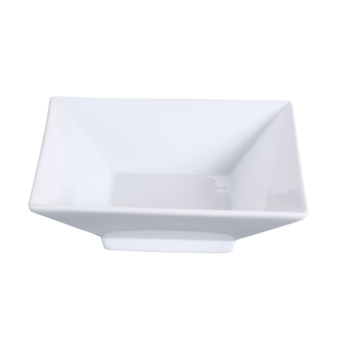 Yanco China LK-408 Lion King Bone White China 28 oz. 8.5" Square Bowl - 1 Doz