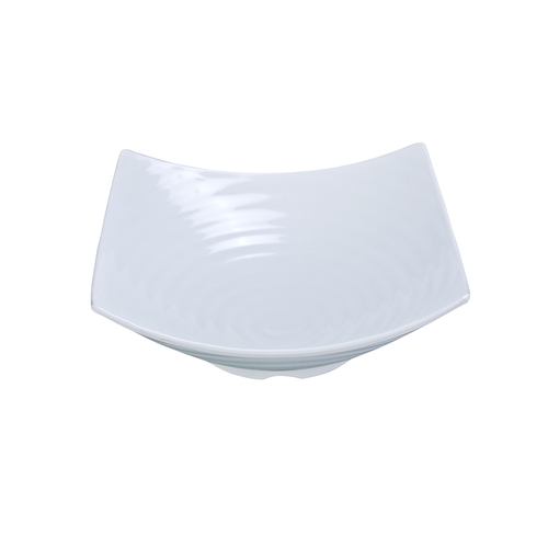 Yanco China MD-816 Milando White Melamine 160 oz. 16" x 16" Square Bowl - 1 Doz