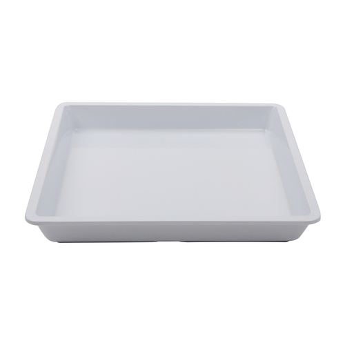 GET ML-120-W White Melamine 9.25" x 9.25" Square Entrée Tray - 1 Doz