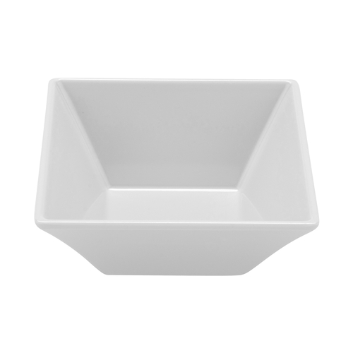 GET ML-238-W Siciliano White Melamine 14 oz. Square Bowl - 1 Doz
