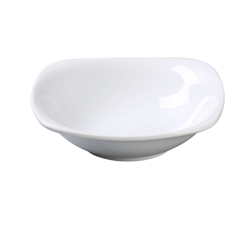Yanco China ML-2405 Main Land Super White Porcelain 8 oz. 5.5"x 5.5" Square Bowl