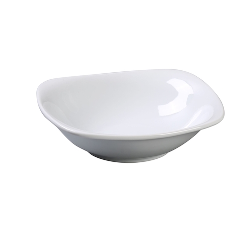 Yanco China ML-2407 Main Land Super White Porcelain 18 oz. 7.25" x 7.25" Bowl