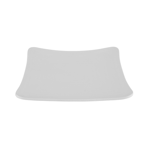 GET ML-62-W Milano White Melamine 8.75" x 8.75" Square Plate - 1 Doz