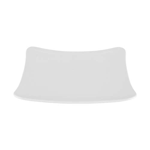 GET ML-63-W Milano White Melamine 10.25" Square Plate - 1 Doz