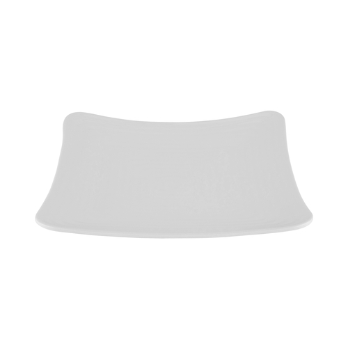 GET ML-64-W Milano White Melamine 11.75" Square Plate - 1 Doz