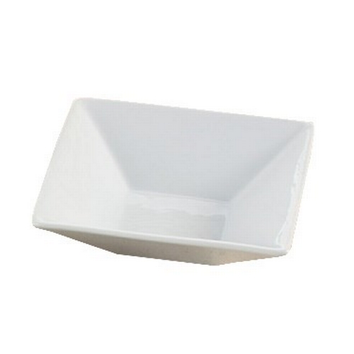 Yanco China ML-707 Main Land Super White Porcelain 18 oz. Square Bowl - 2 Doz