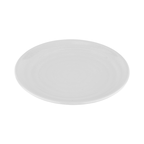 GET ML-80-W Milano White Melamine 7.5" dia. Plate - 1 Doz