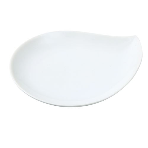 Yanco China ML-806 Main Land Super White Porcelain 5.75" Leaf Shape Plate-3 Doz